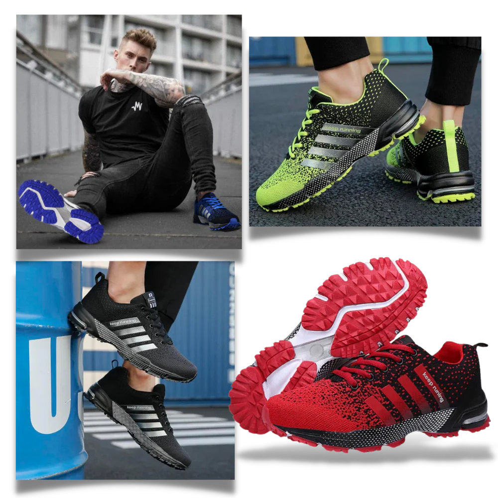 Ademende Herensneakers
