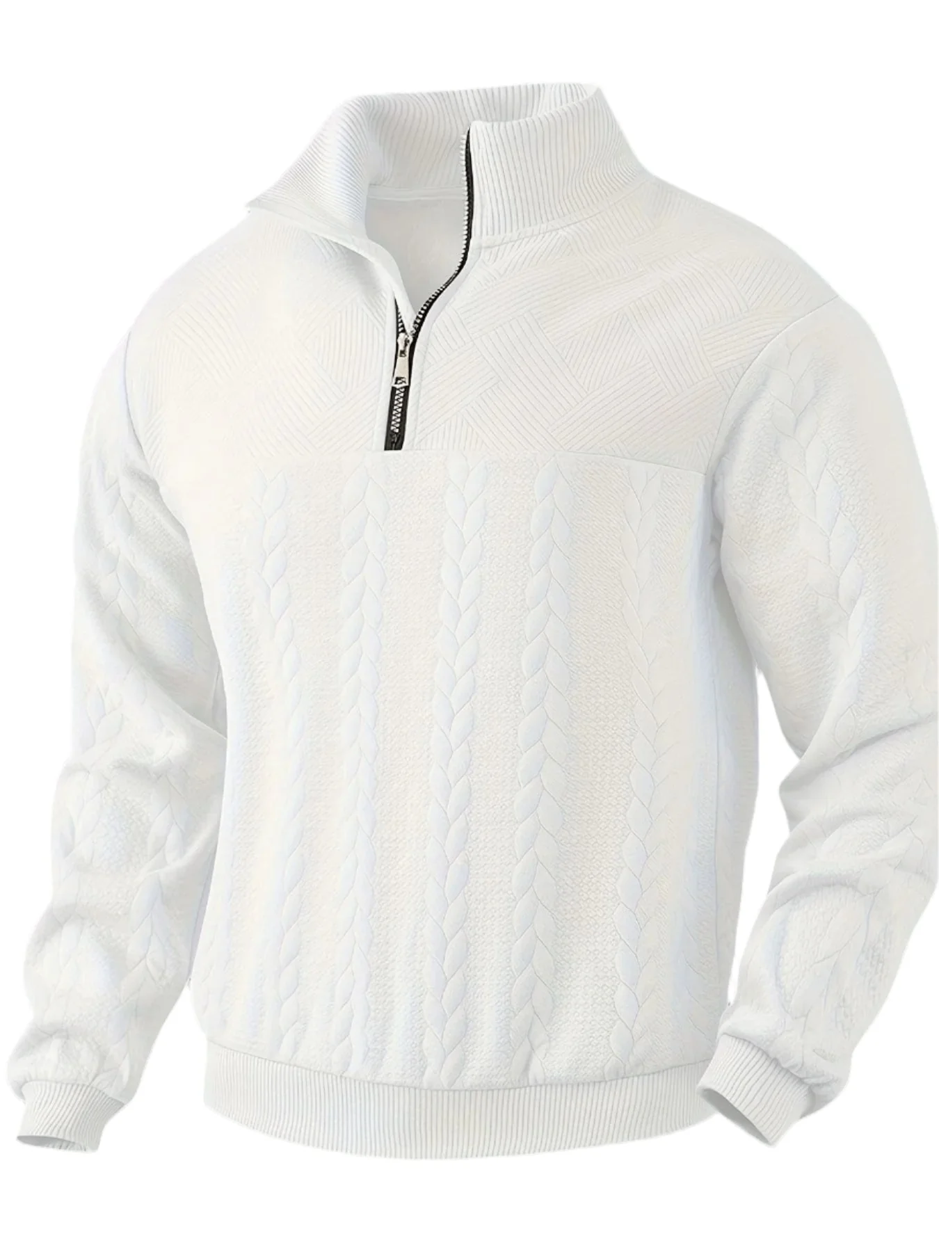 Vintage Herenpullover met Rits – Victor