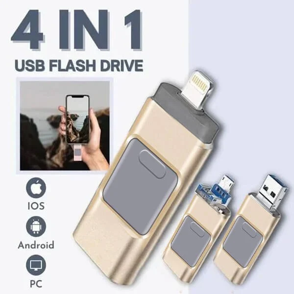 4 in 1 Hoogwaardige USB Flash Drive