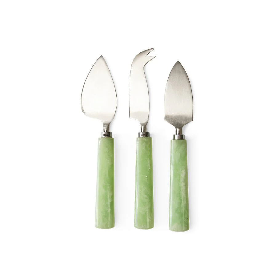 Cheese Knives set van 3 | Sage | HKliving