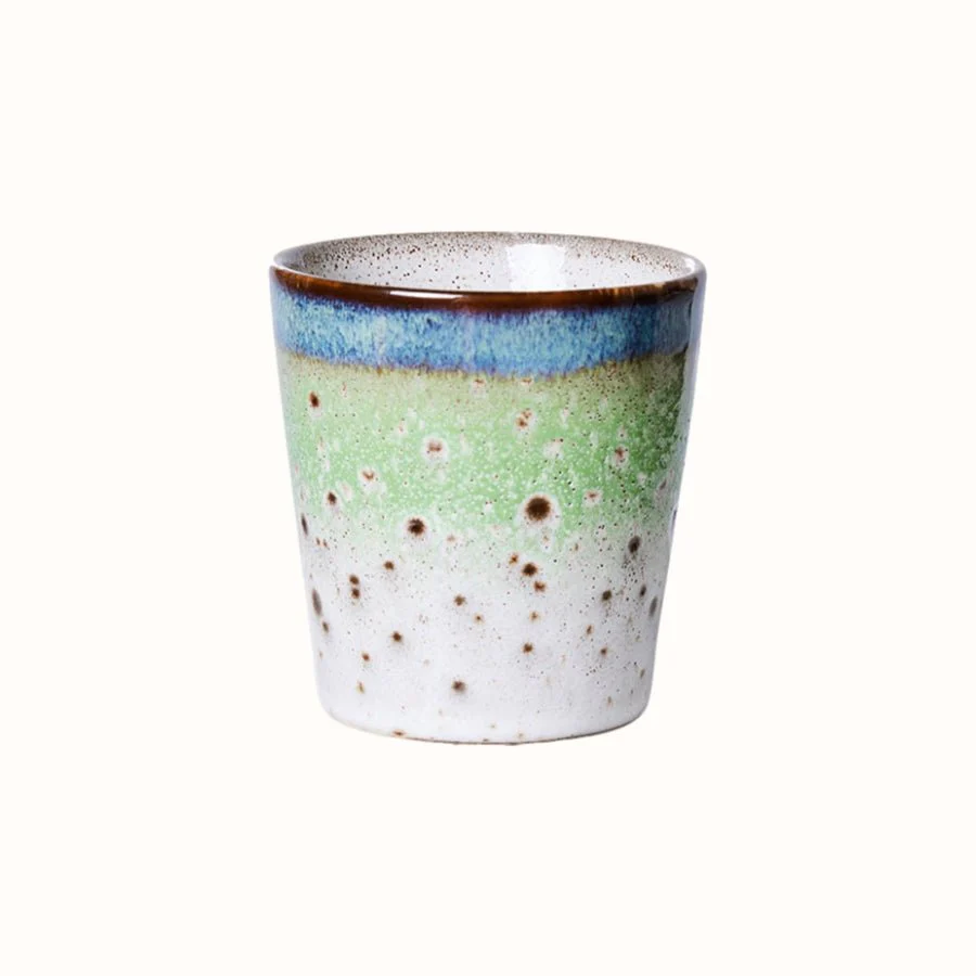 70s ceramics coffee mug comet