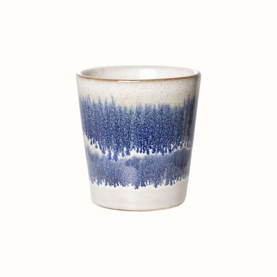 70s ceramics coffee mug cosmos
