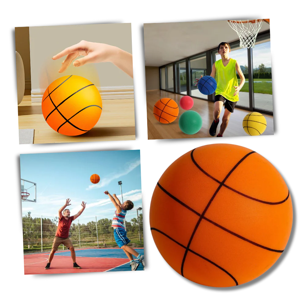 Kleurvolle stille basketbal voor kinderen