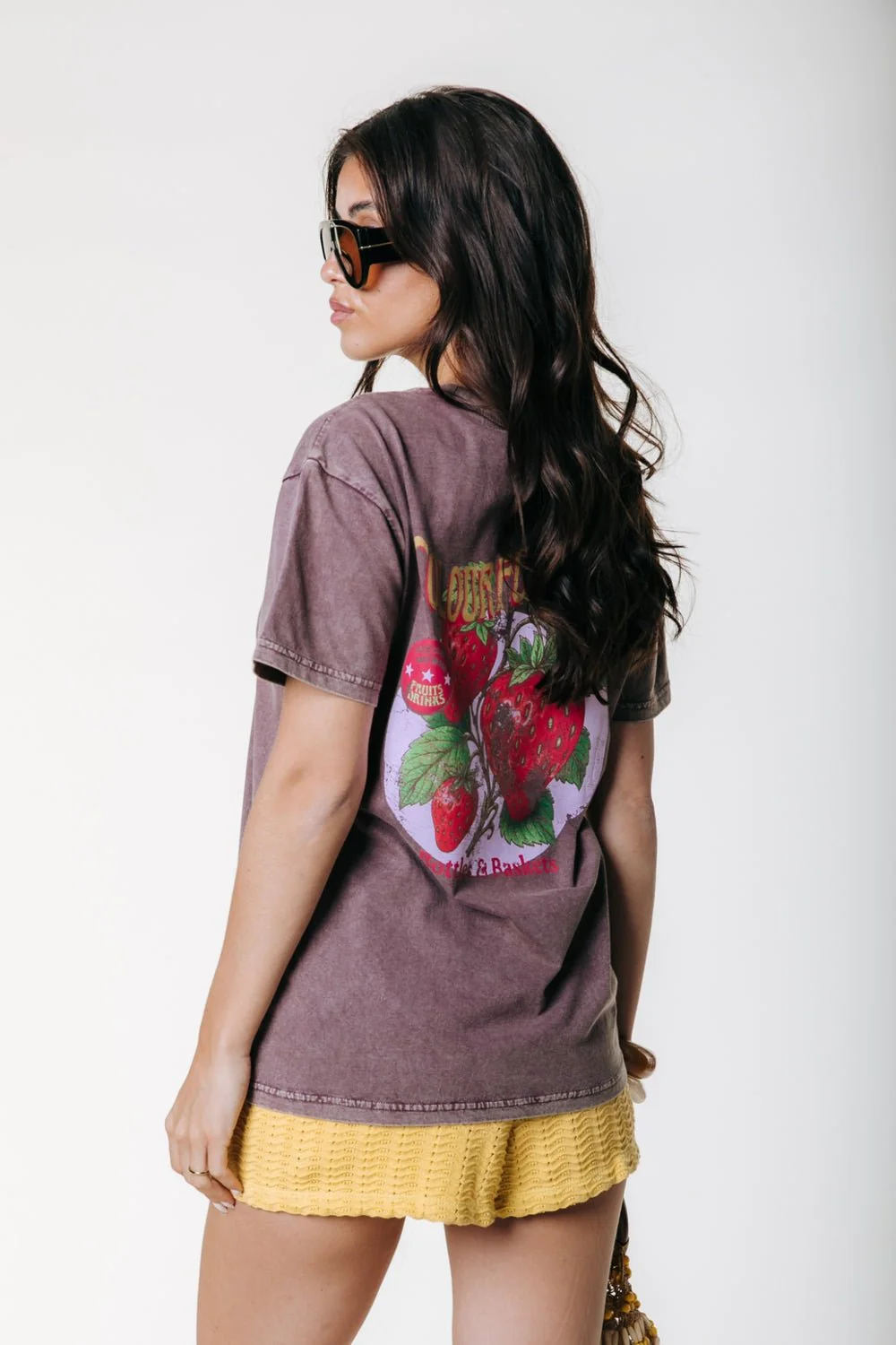 Colourful Rebel | T-Shirt | Brown | Strawberry