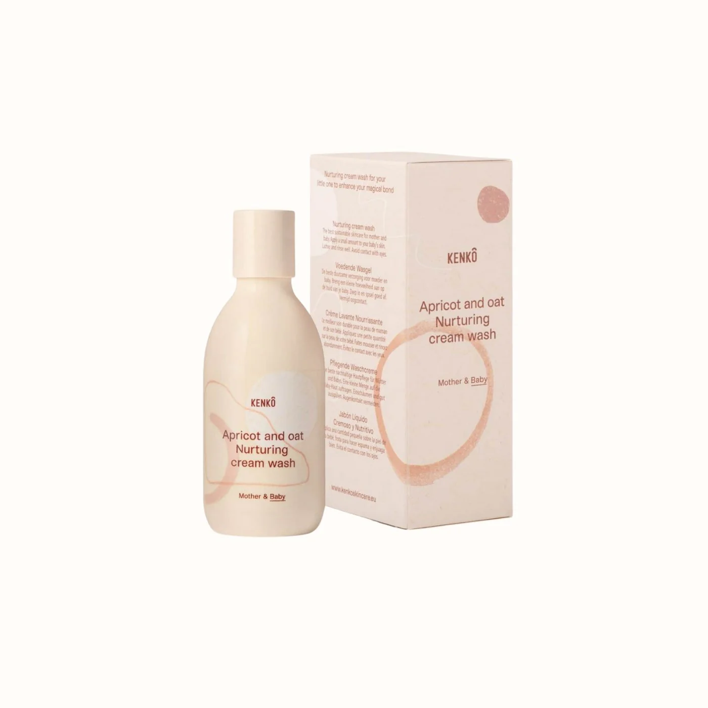 Cream wash apricot, and oat nurturing baby