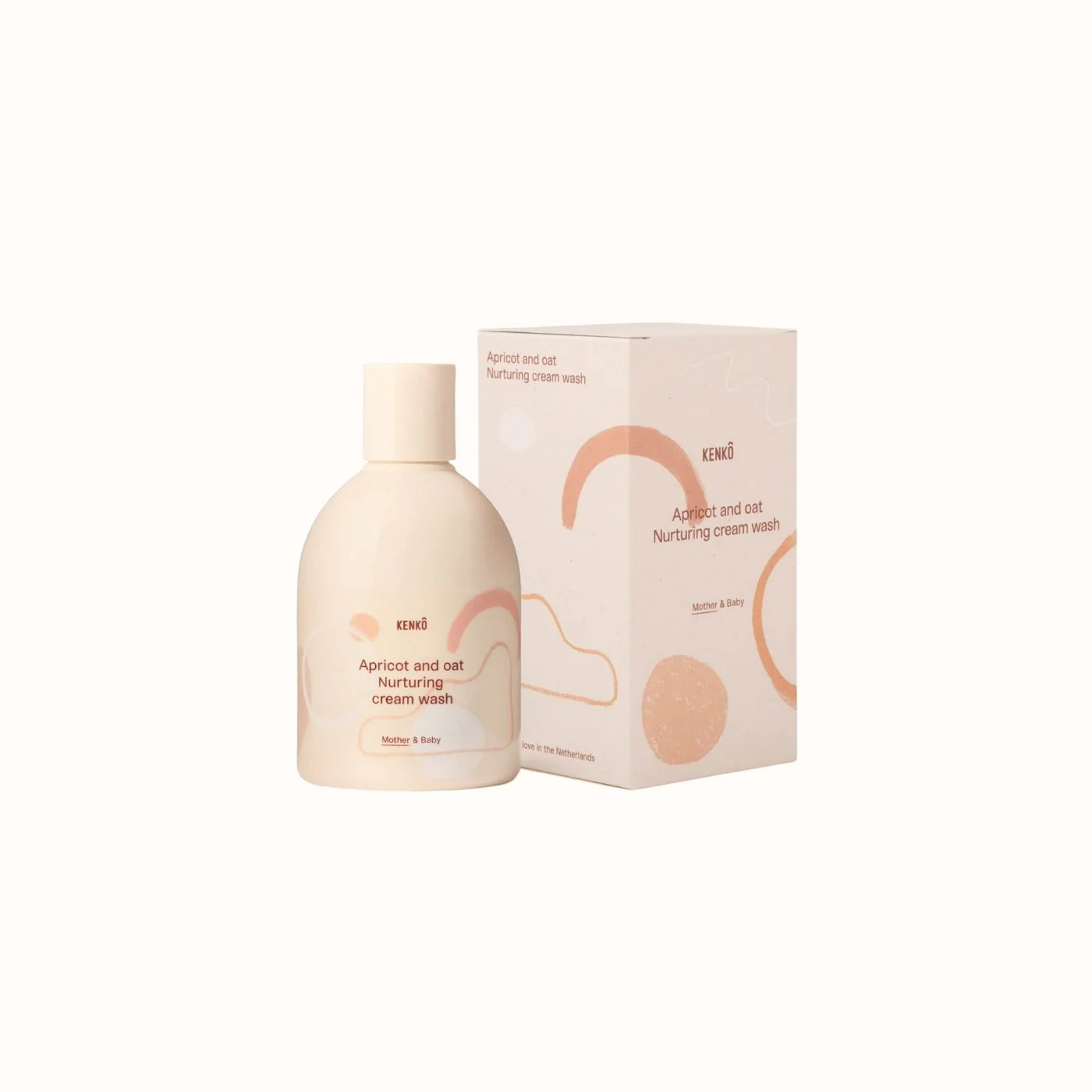 Cream wash apricot, and oat nurturing mama