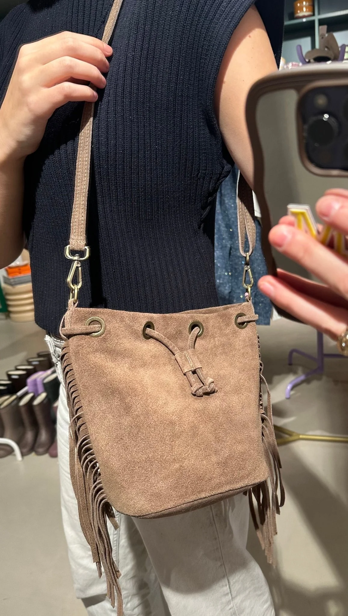 Crossbody Tas | Frantastic | Taupe