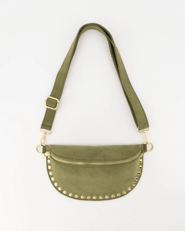 Crossbody Tas | Suede | Green