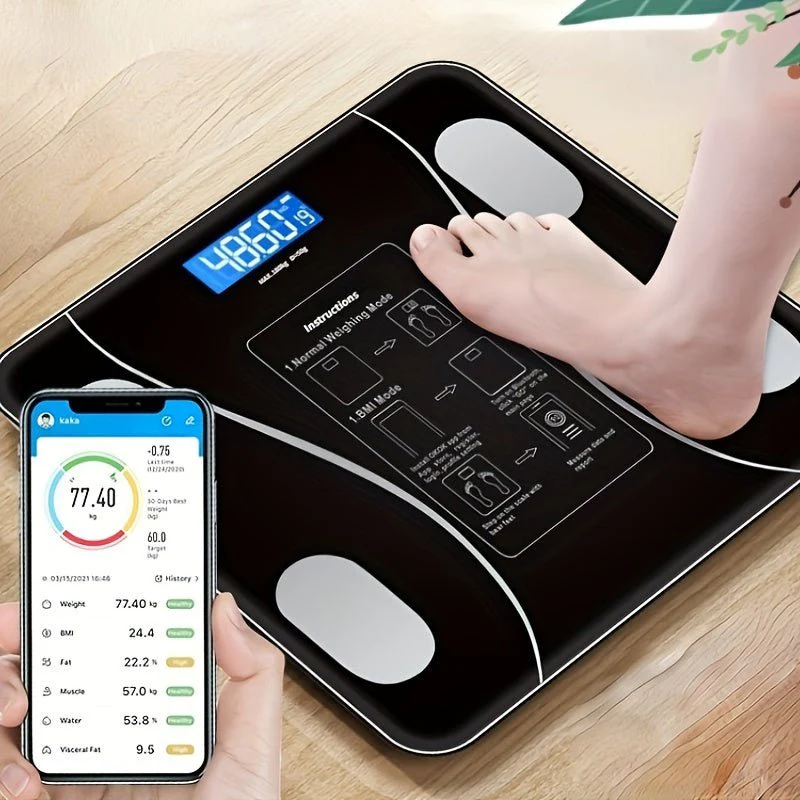 Intelligente Weegschaal met Lichaamsanalyse – FitScale