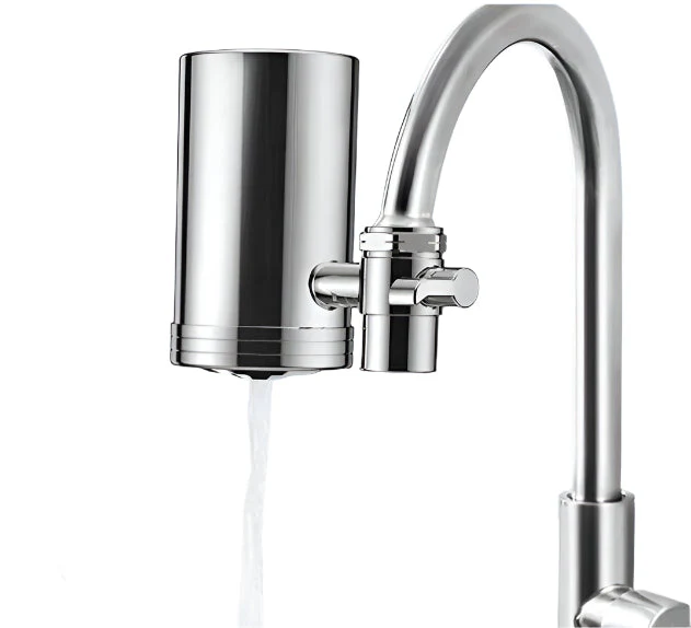 Aqualuxe | Waterfilterkraan van roestvrij staal – zonder installatie – elegant design – geavanceerde filtratie