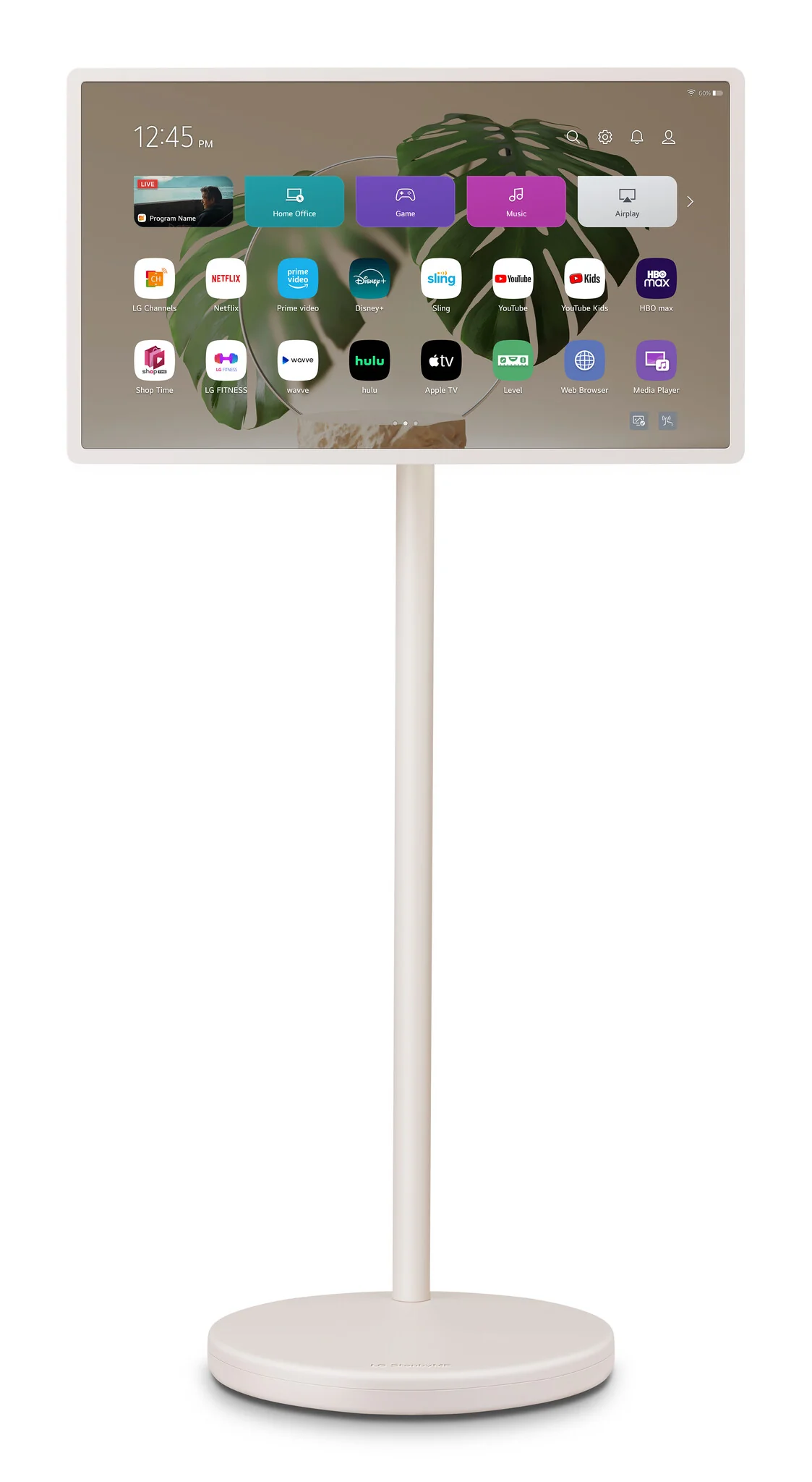 LG StanbyME 2 27LX6TDGA Draagbare monitor Beige 68,6 cm (27″) LED 2560 x 1440 Pixels