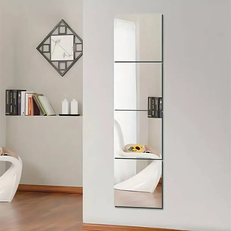 3D Spiegel Muurstickers – Moderne Decoratie