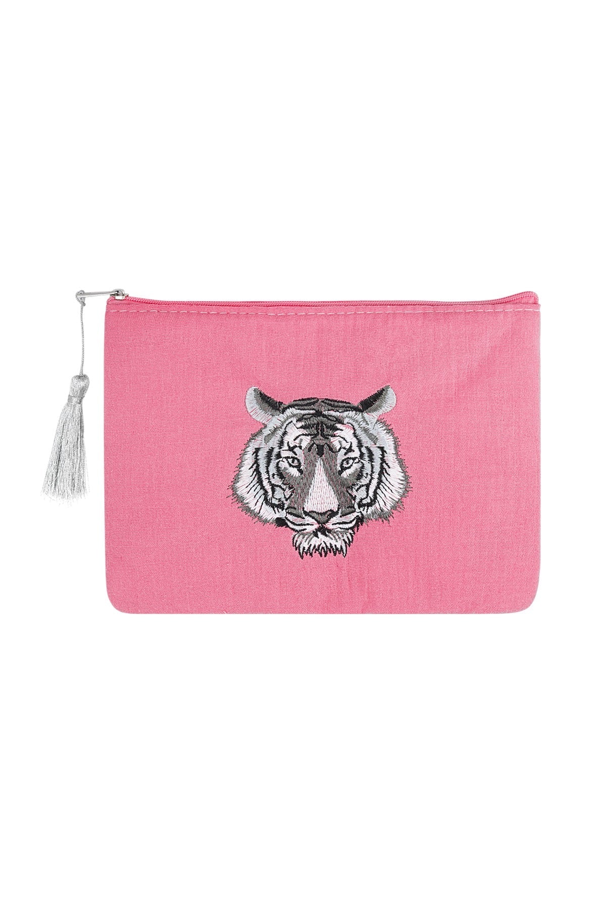 Etui Tijger | Roze | Katoen Etui Tijger | Roze | Katoen
