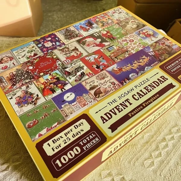 PuzzleJoy Adventskalender Puzzel | Unieke 1000-delige legpuzzel voor dagelijks plezier!