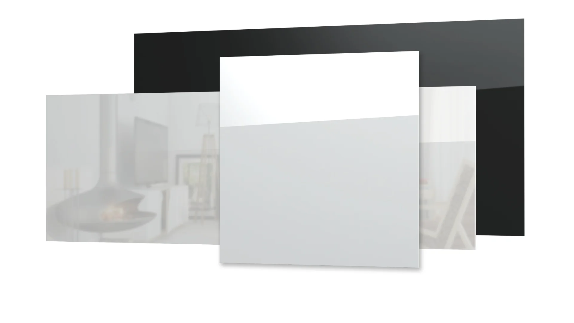 2e Kans – Infrarood paneel Serie GS 60 x 60 cm Spiegel – 300 watt