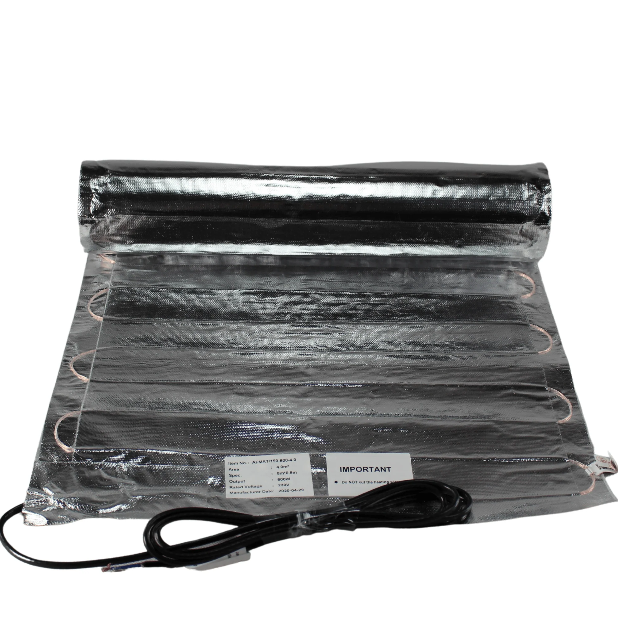 AF Mat Elektrische losse vloerverwarming op aluminium | 150 Watt/m²