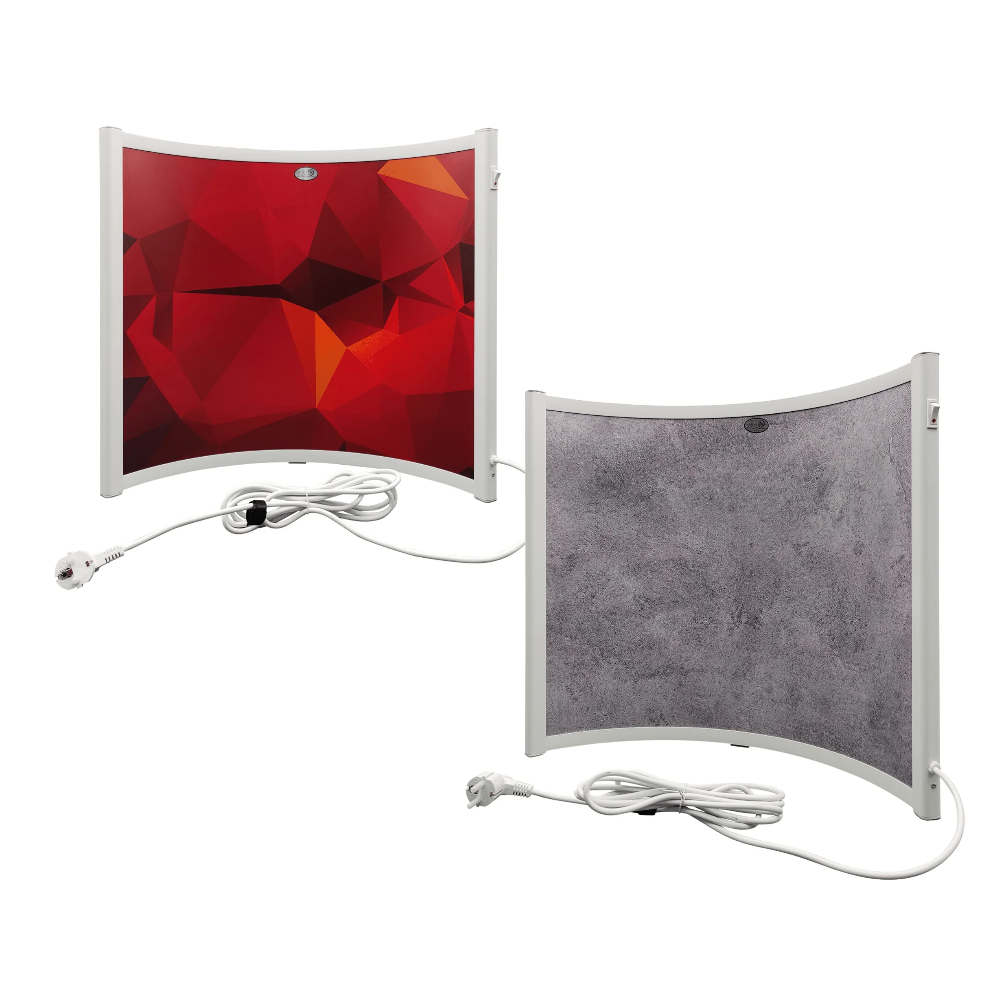 2e kans – Verplaatsbaar Infrarood Paneel “Curved” – Red of Stone