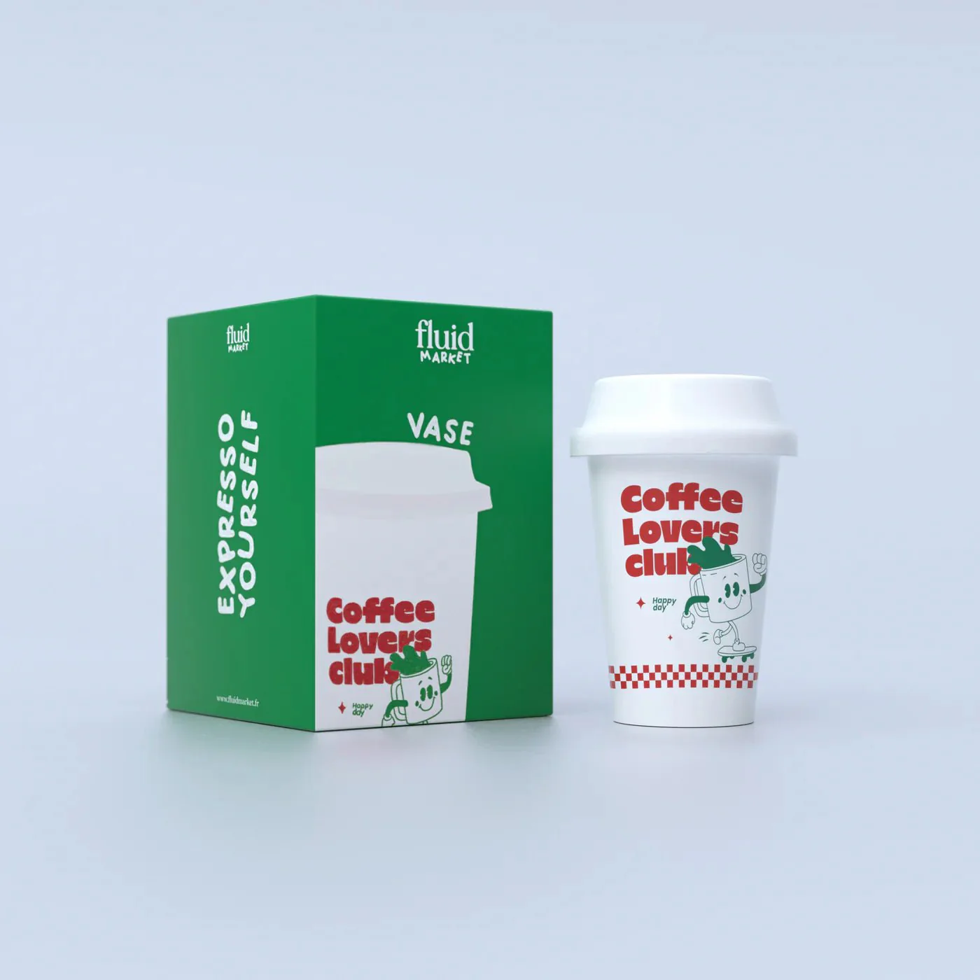 Fluid Market | Vase Cup of Coffee