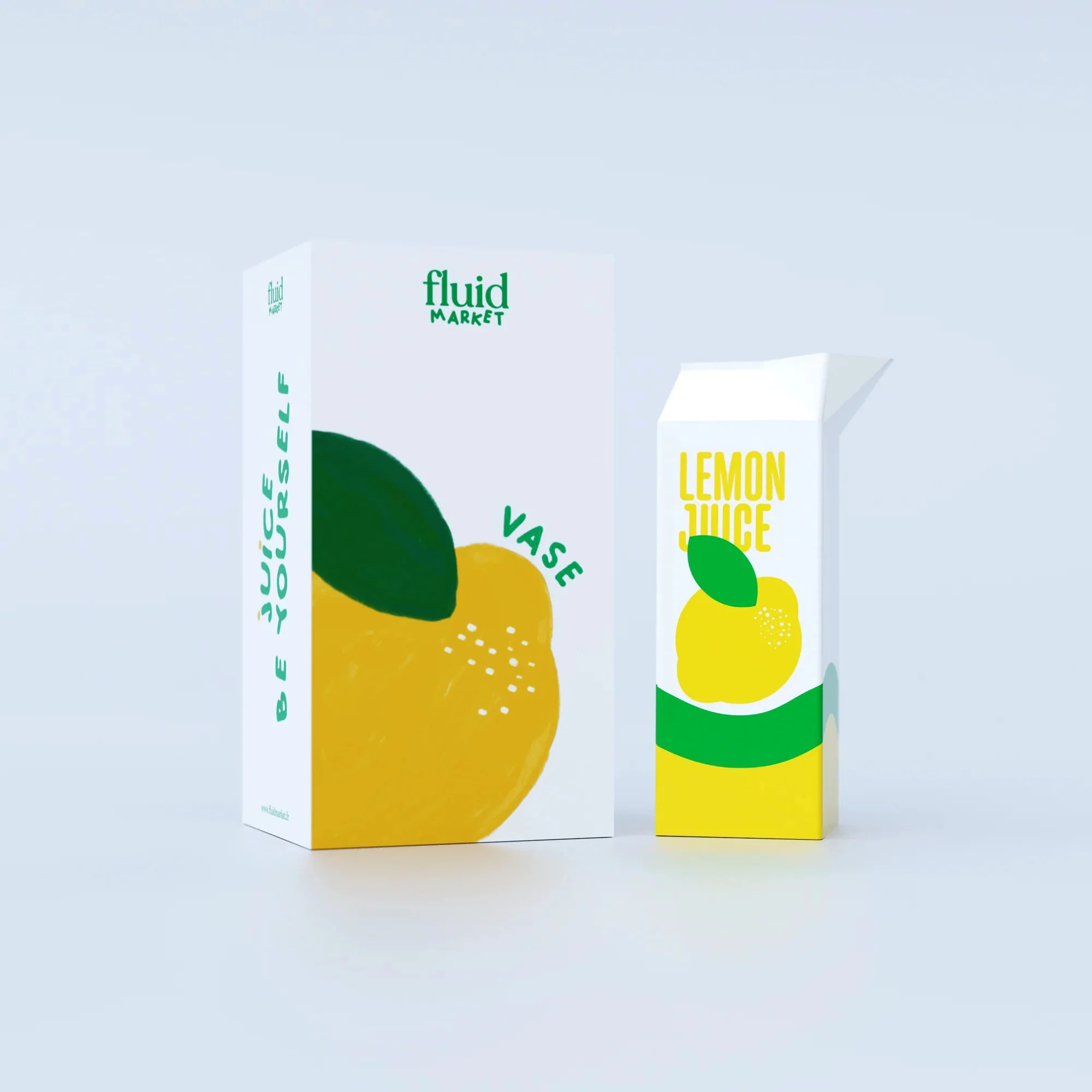 Fluid Market | Vase Lemon Juice