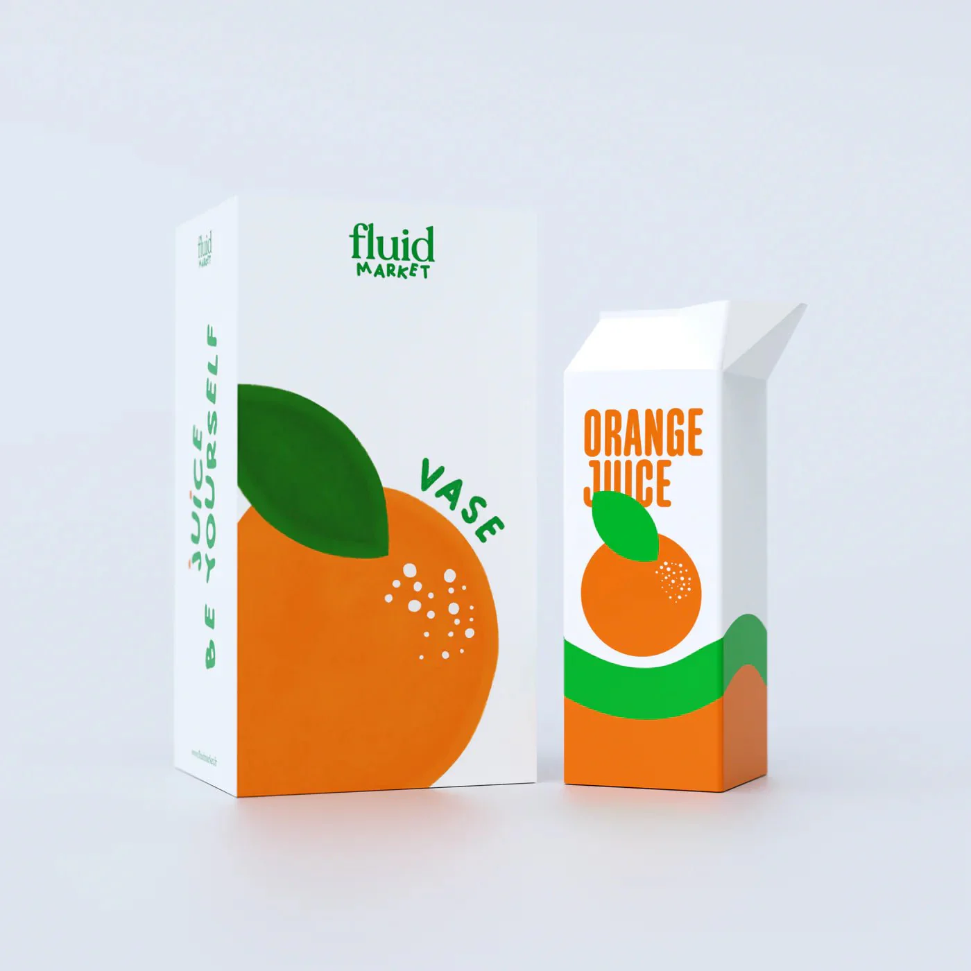 Fluid Market | Vase Orange Juice