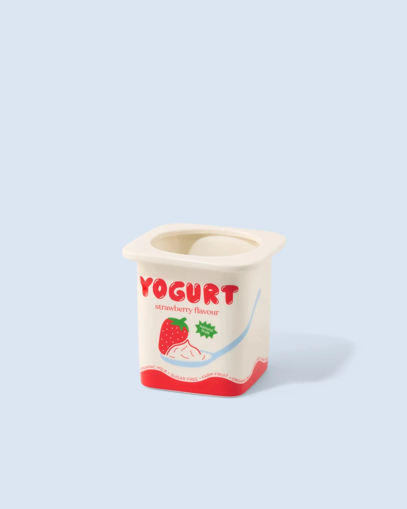 Fluid Market | Vase Pot Yoghurt Strawberry