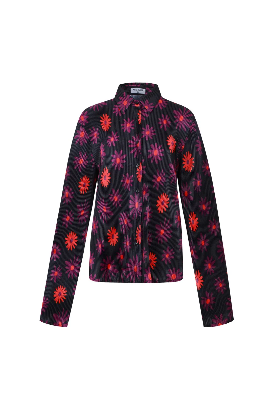 Fluresk | Brynlee blouse| Black-Grape-Purple Fluresk | Brynlee blouse| Black-Grape-Purple