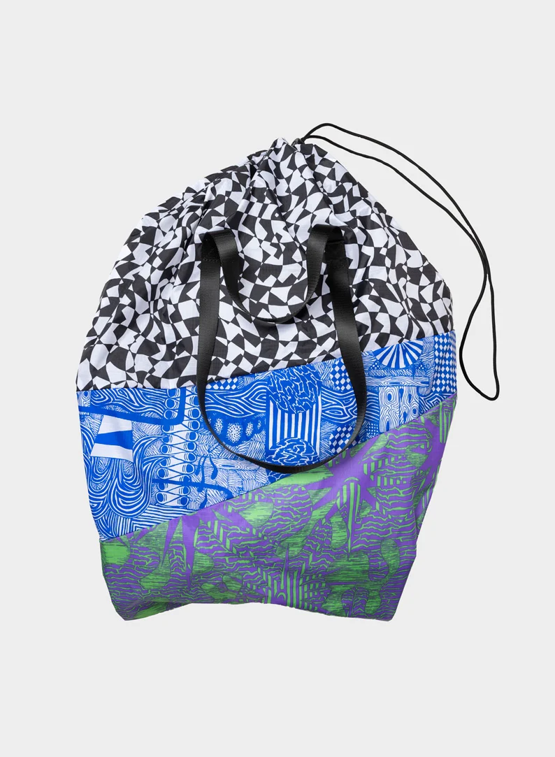 The New Trash Bag Terrazzo Taselaar Blue Large