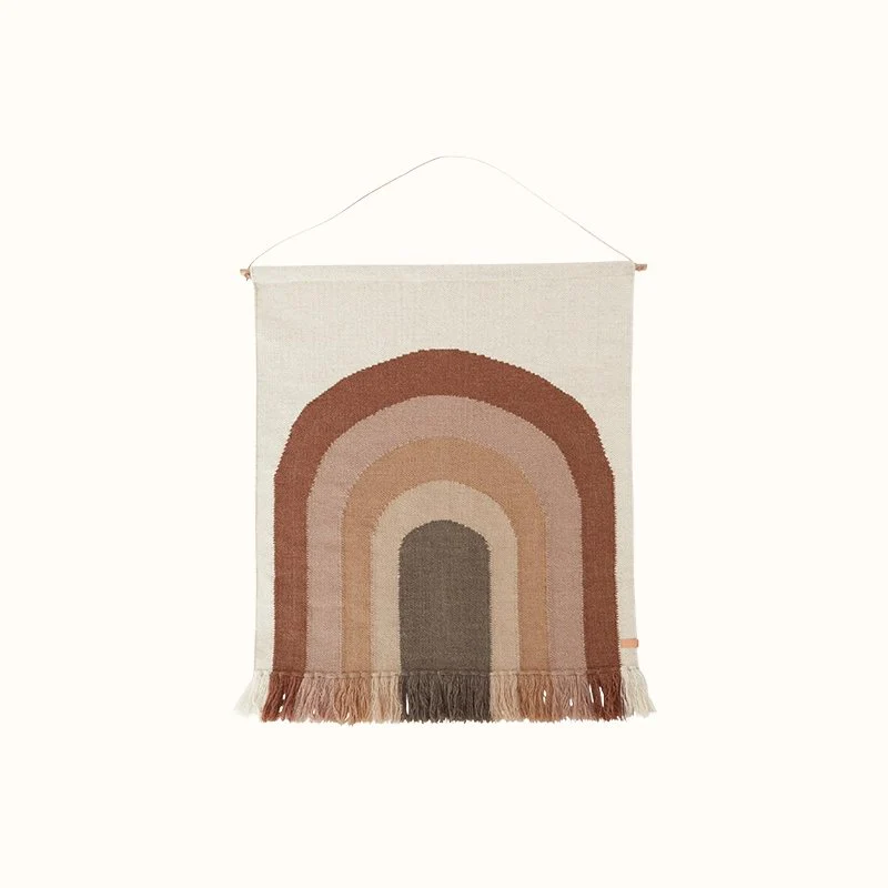 Follow the rainbow wall rug