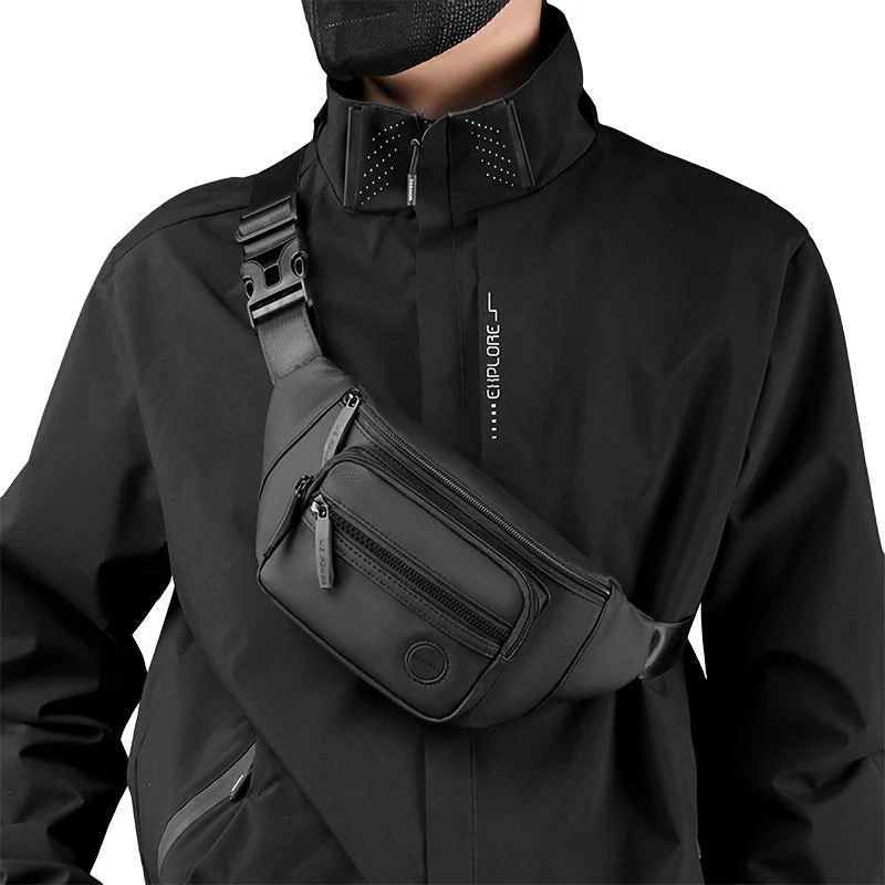 Heren Heuptas MotionGear – Multifunctionele Crossbody-tas met Verstelbare Band