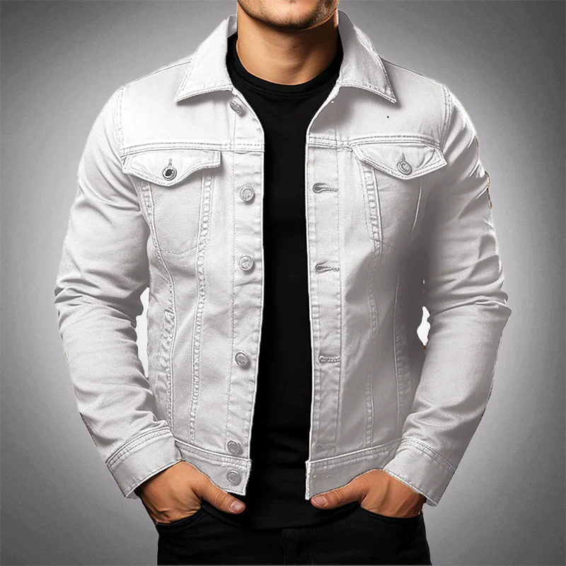 Heren Denim Jack ClassicFit – Tijdloze spijkerjack van katoen