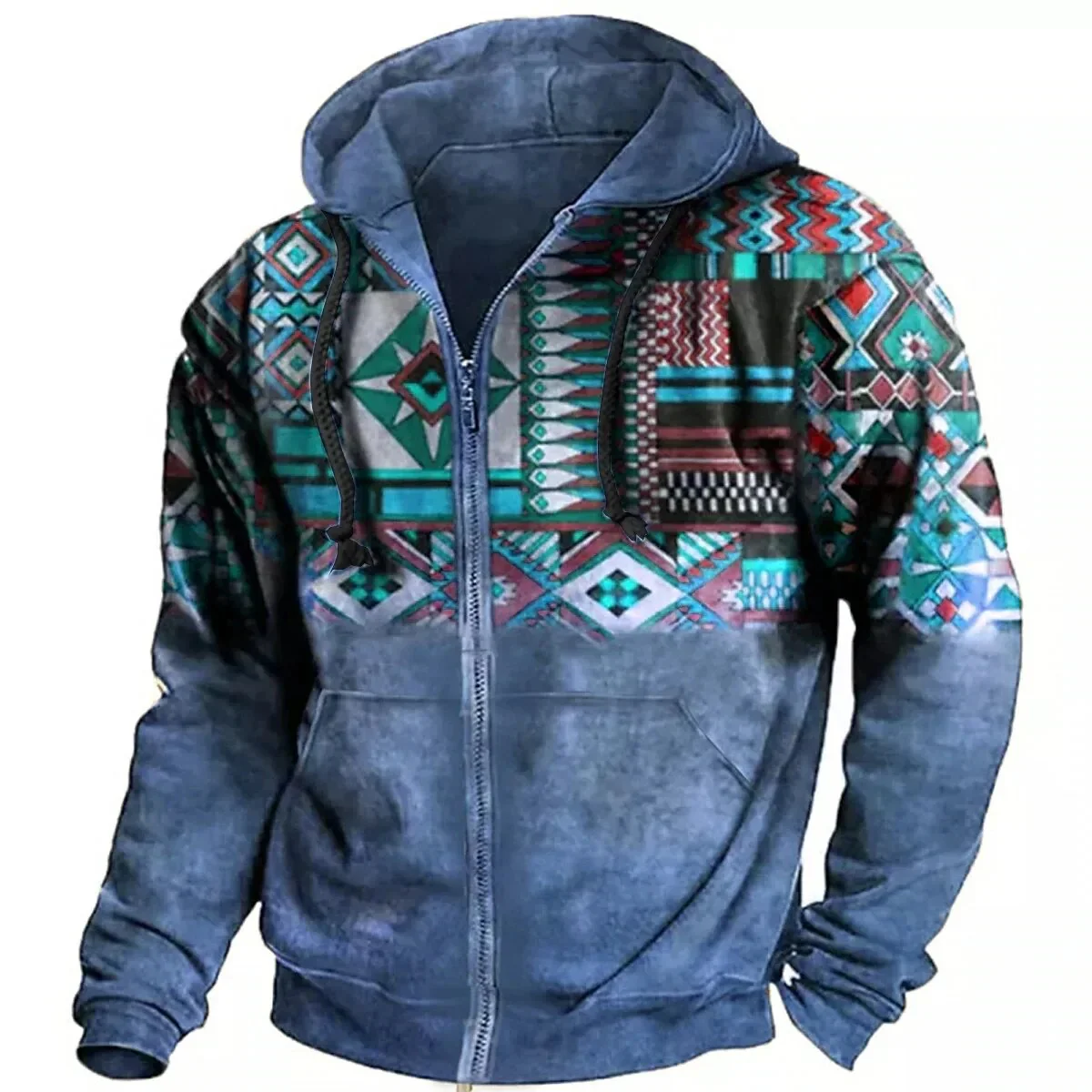 Unieke en stijlvolle herenhoodie met rits voor ultiem comfort en casual elegantie | Alexander