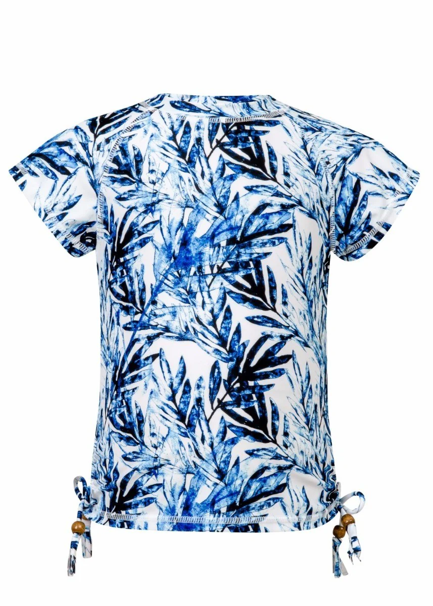 Snapper Rock – UV-shirt Ombre Leaf – Donkerblauw