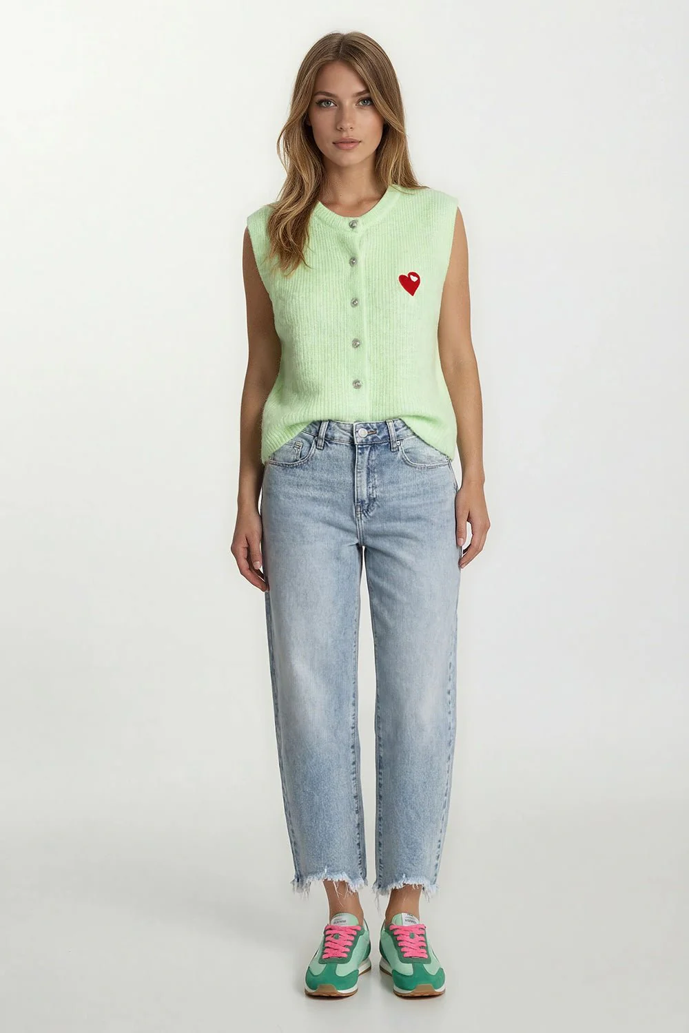 Gilet Heart | Mint