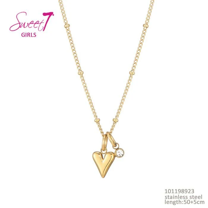 Girl Ketting  | Hart | Stainless Steel