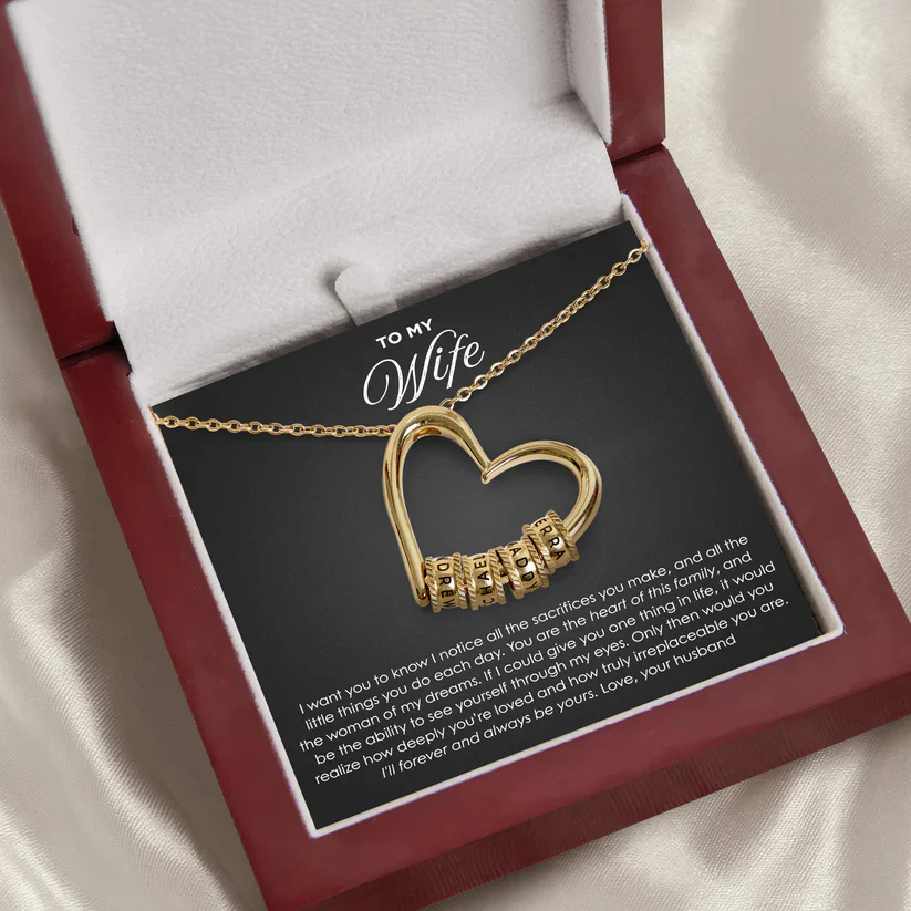 Forever Hearts | Familie ketting op maat met gegraveerde namen