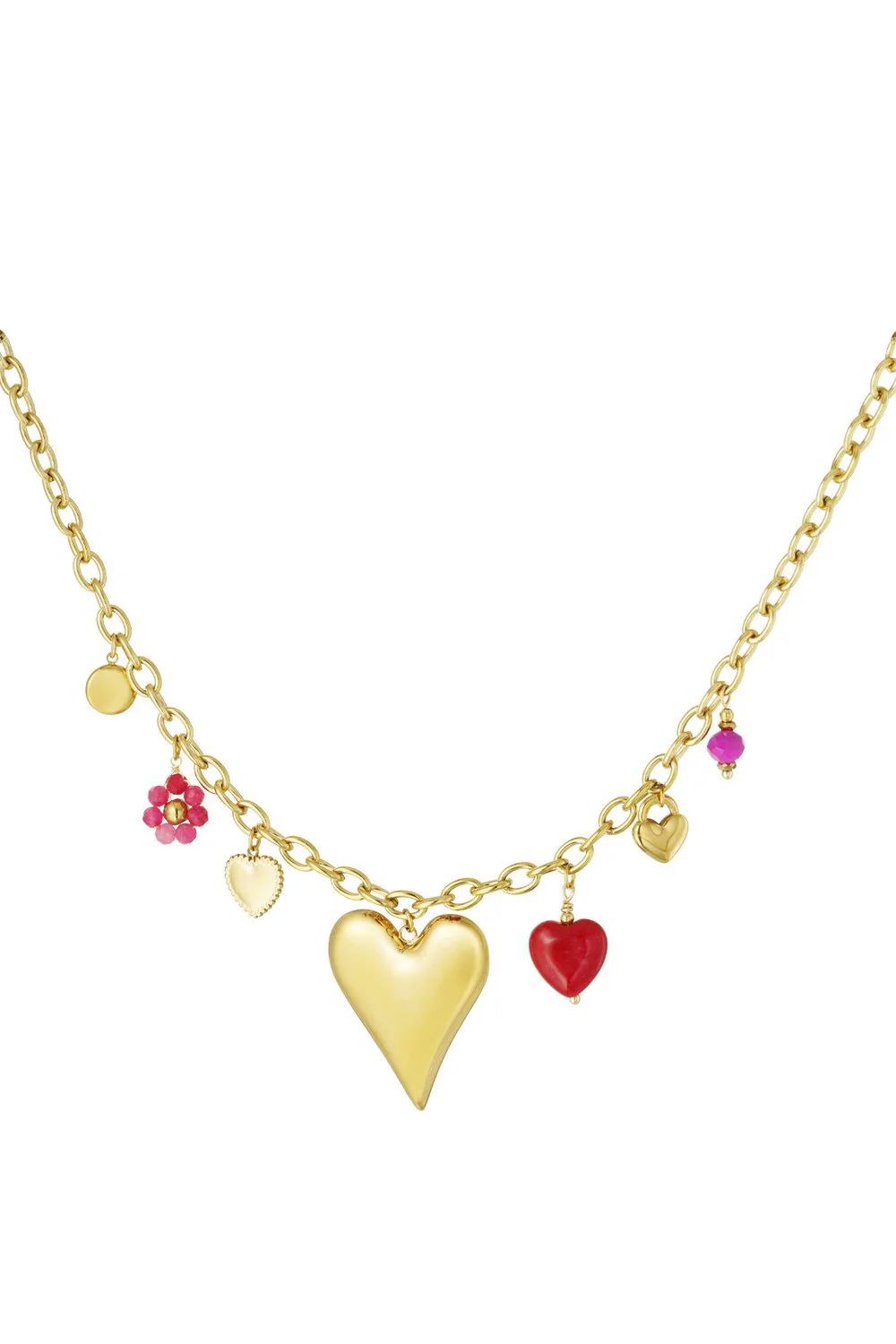 Heart ketting | Stainless steel