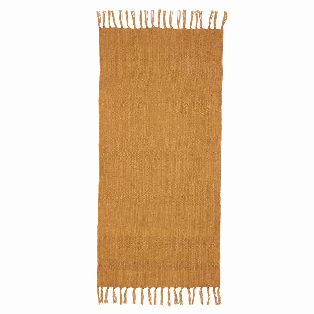 Hette, vloerkleed oker 70×140 cm. Hette, vloerkleed oker 70×140 cm.