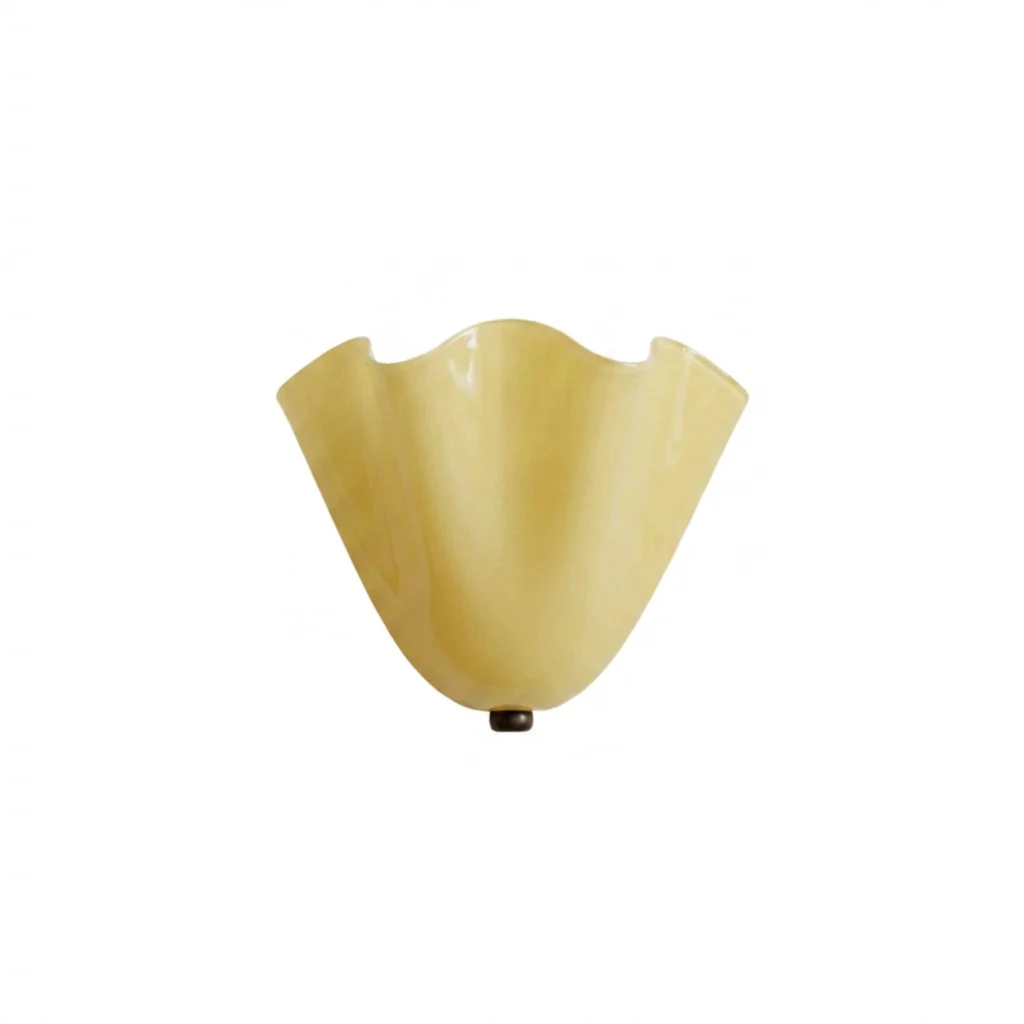 Retro Glas-in-lood Schelp Wandlamp LED 1-Licht
