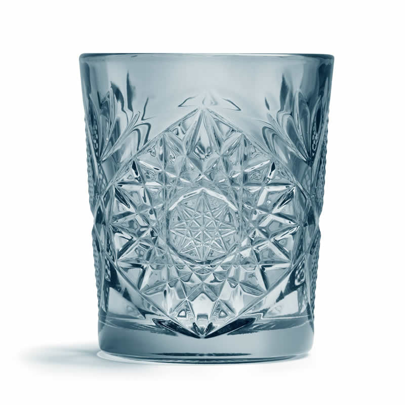 Hobstar glas blauw