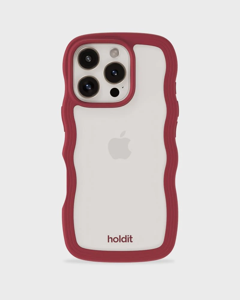 Holdit | Wave case | Transparant | Iphone 16 pro max Holdit | Wave case | Transparant | Iphone 16 pro max