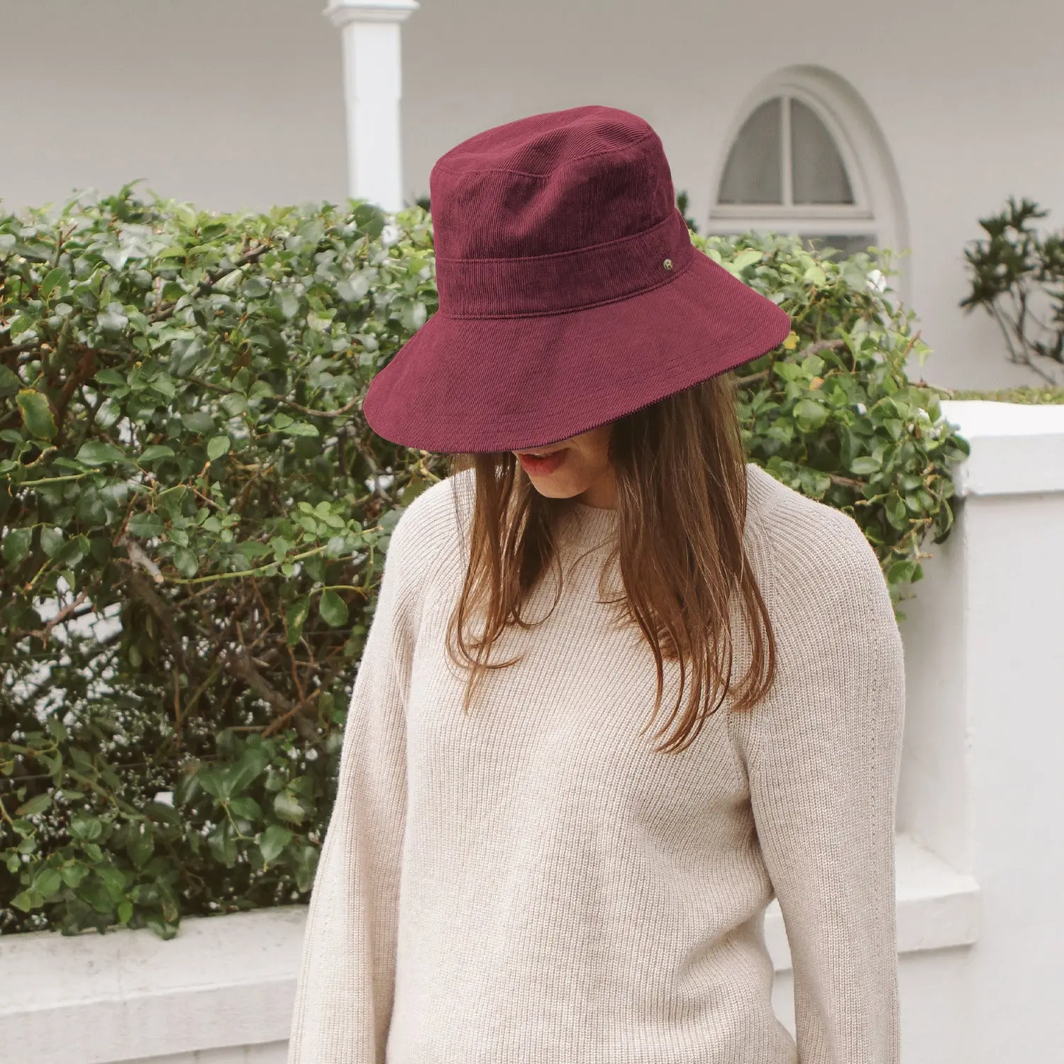 House of Ord – Bucket hat – Gabi Bucket – Wijnrood