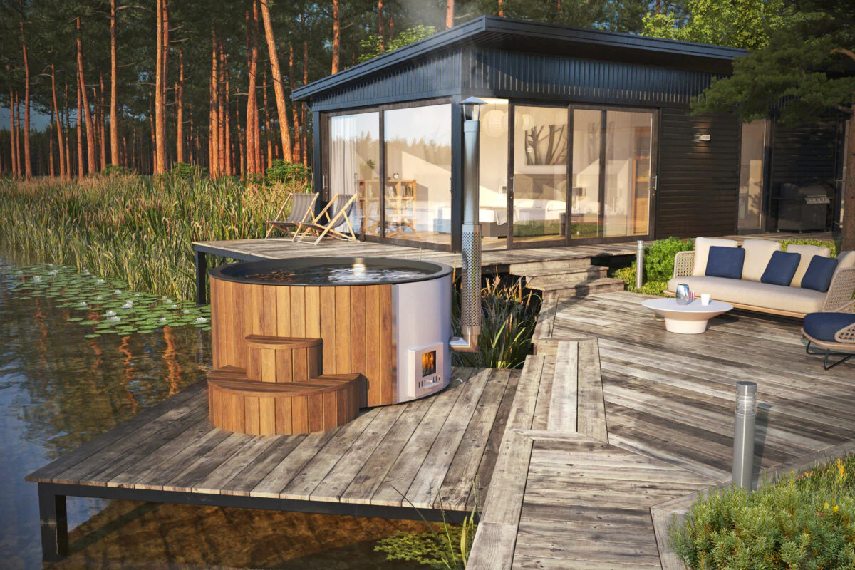 Vilnius Wooden Hot Tub for 6-8 people-WT Vilnius Wooden Hot Tub for 6-8 people-WT