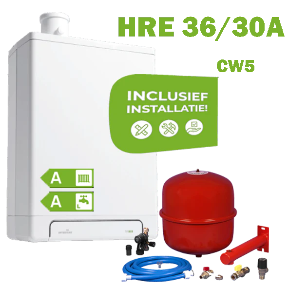 INTERGAS HRE36/30A (CW5) volledig geinstalleerd