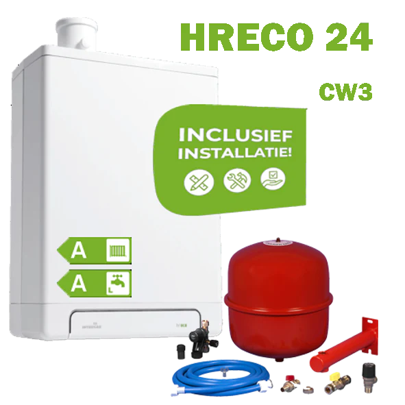INTERGAS HRECO24 (CW3) volledig geinstalleerd