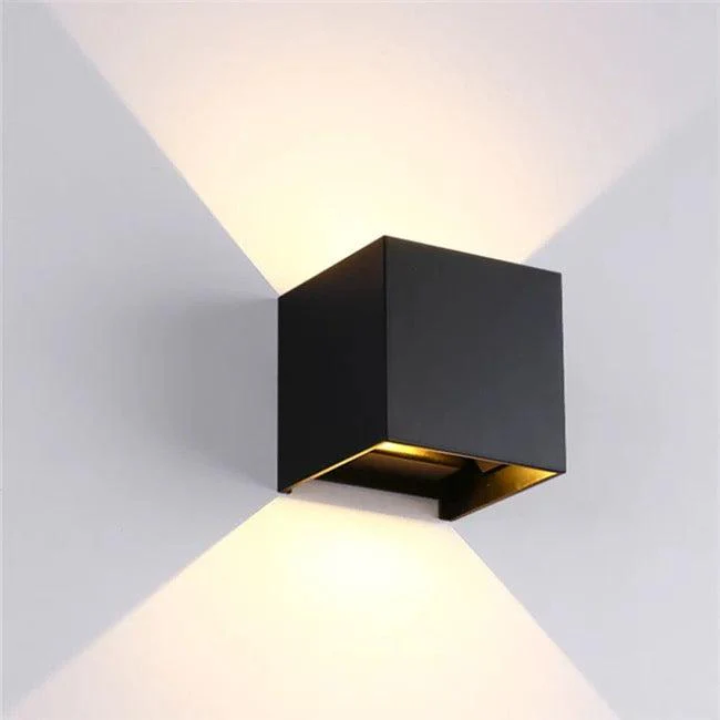 LED Wandlamp 6W Buiten Zwart