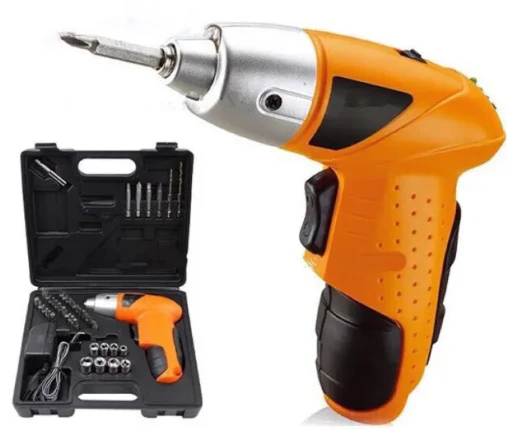 LuxTool Elite Draadloze Schroevendraaier | Oplaadbaar en multifunctioneel met 45 accessoires