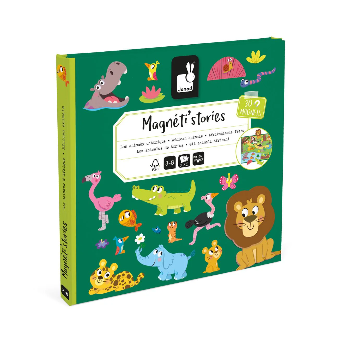 Janod | Magneti Stories | Afrikaanse dieren