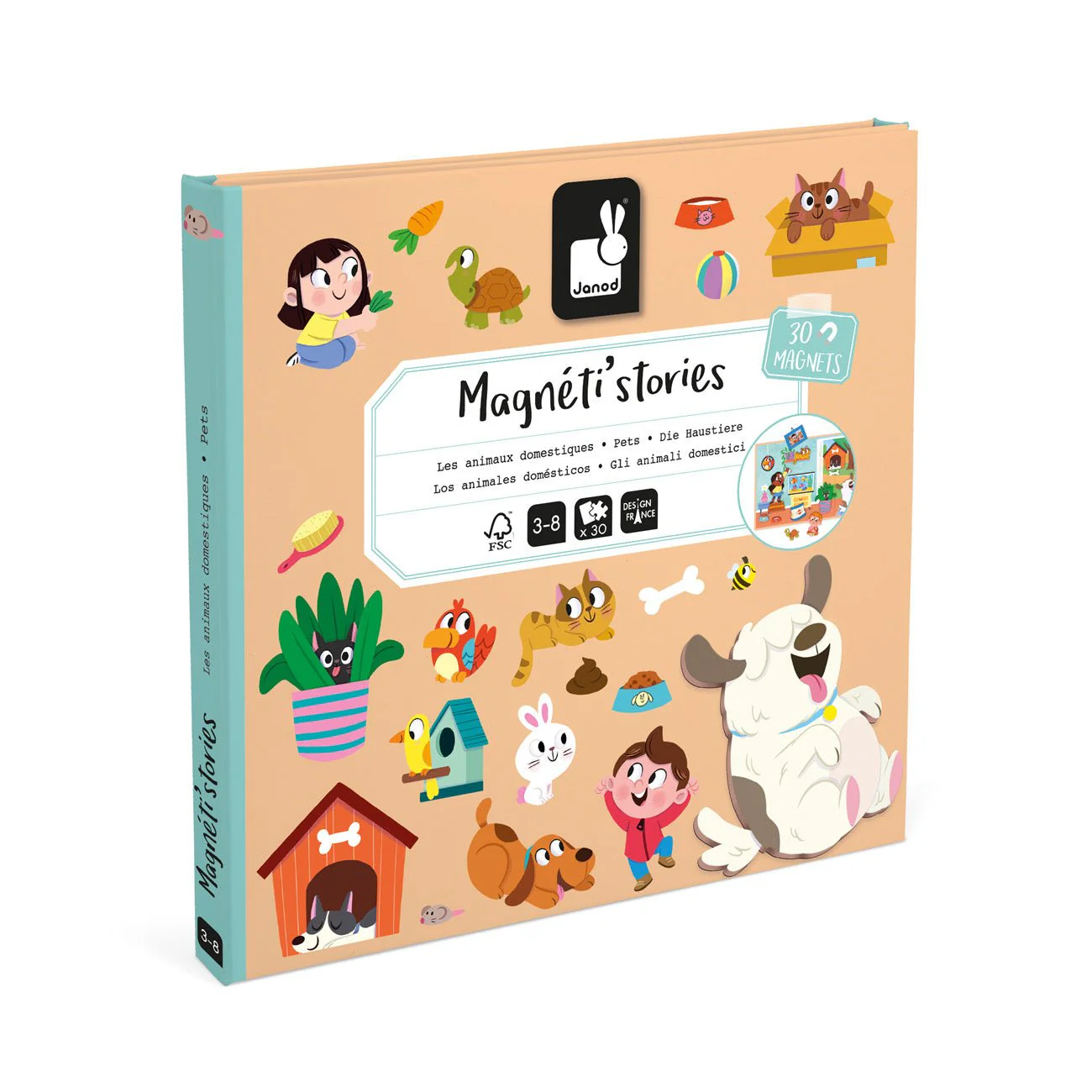 Janod | Magneti Stories | Huisdieren