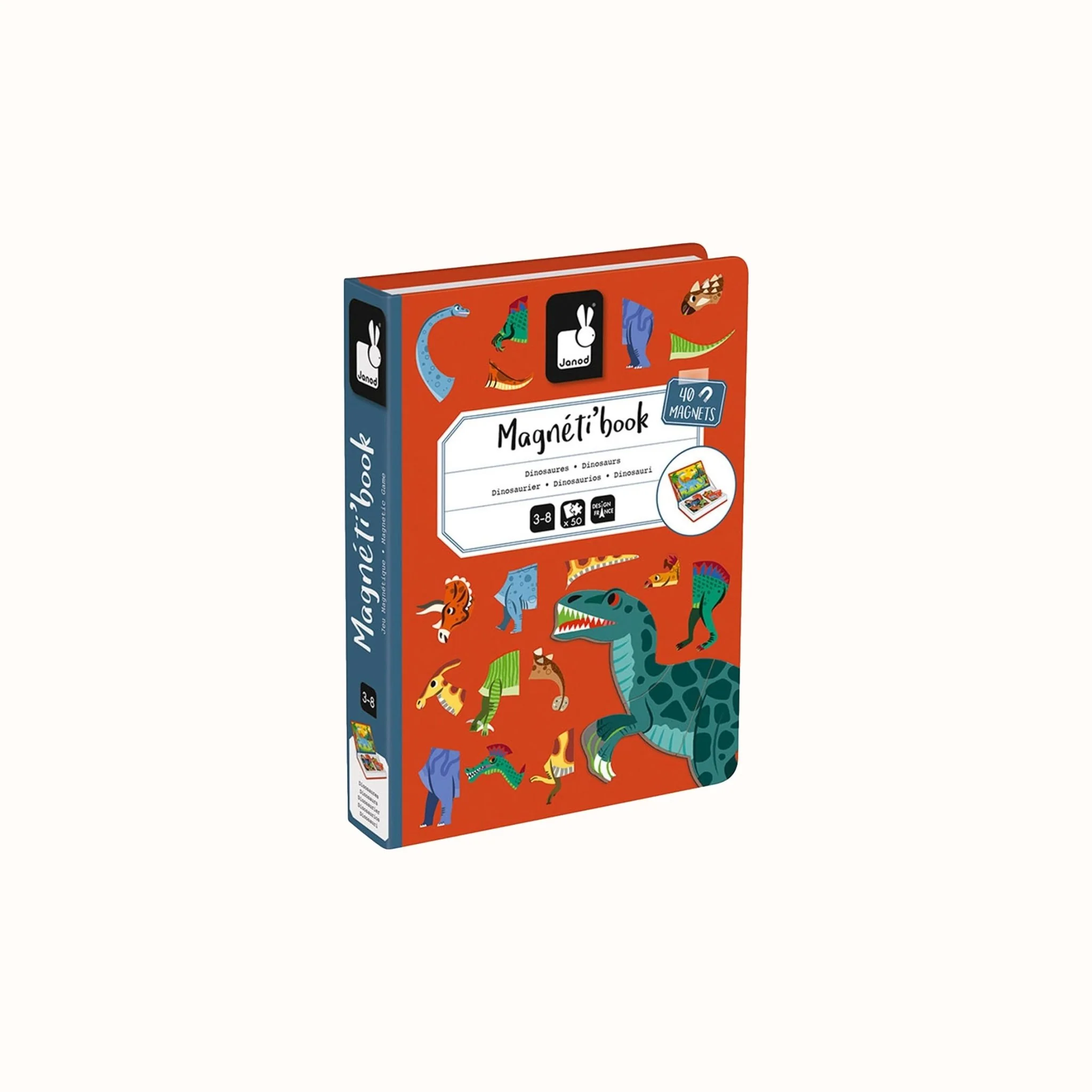 Janod | Magnetibook | Dinosaurus