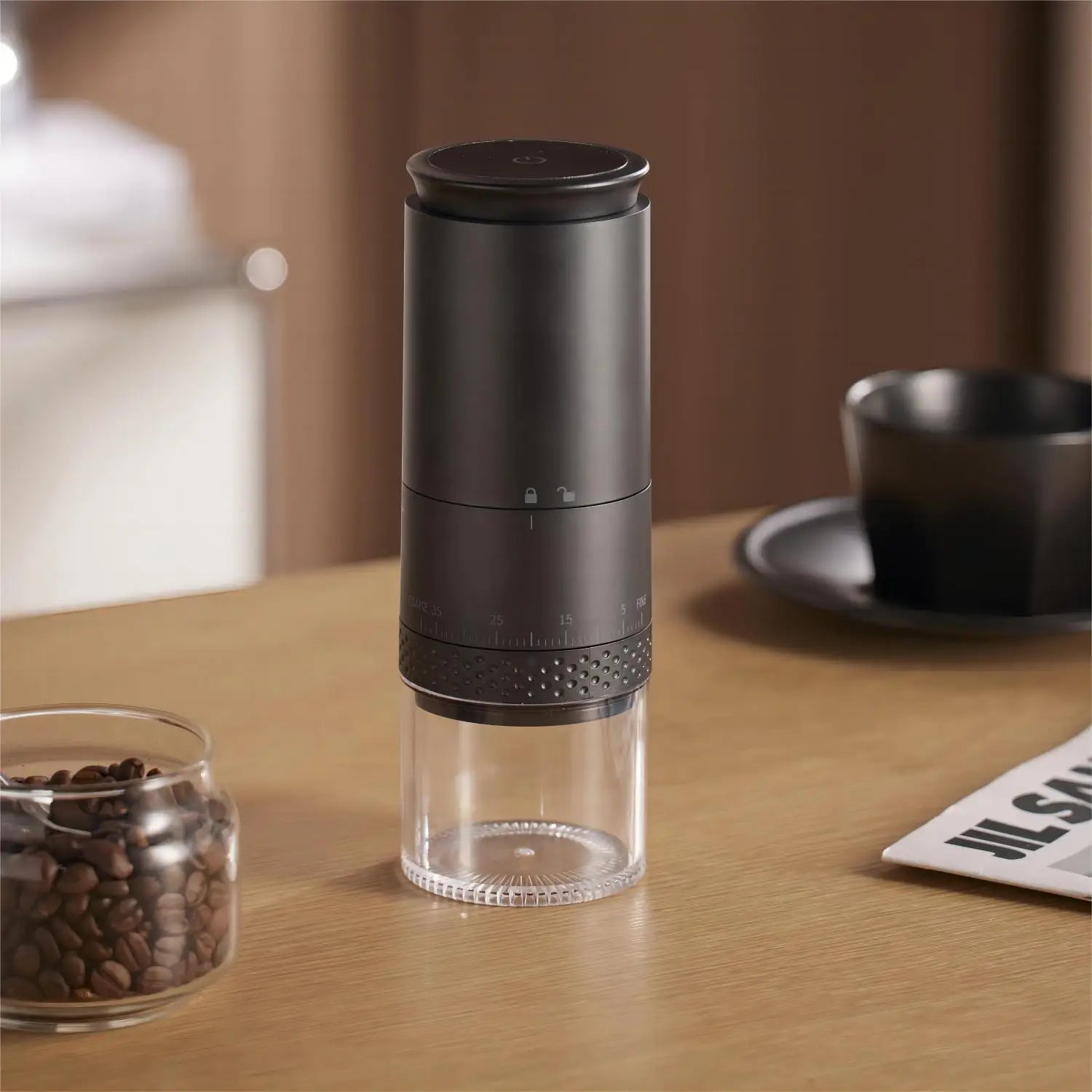 Draagbare Elektrische Koffiemolen – BeanBuddy